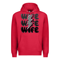 Cardinal wife wife wife Premium Hoodie - MaliasSmallBusiness