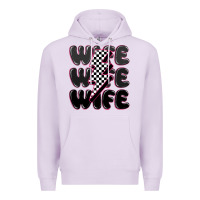 Lilac wife wife wife Premium Hoodie - MaliasSmallBusiness