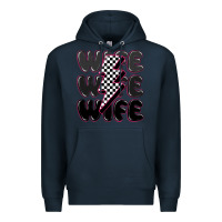 Navy wife wife wife Premium Hoodie - MaliasSmallBusiness