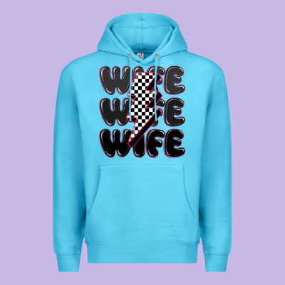 Wife Wife Wife Premium Hoodie Designed By Maliassmallbusiness