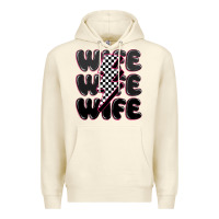 Sandshell wife wife wife Premium Hoodie - MaliasSmallBusiness