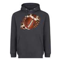 Smoke football cowhide leopard patch Heavyweight Hoodie - JahusDesignShop