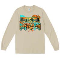Mushroom basketball mom with leopard Long Sleeve Tee - Zillion Design Studio