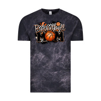 Cloud Black basketball mom Vintage Tee - MaliasSmallBusiness