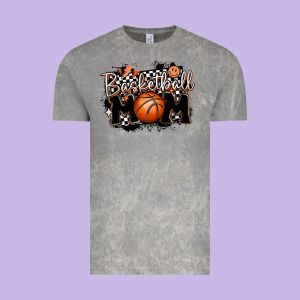 Basketball Mom Vintage Tee Designed By Maliassmallbusiness