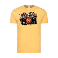 Vintage Mustard basketball mom Vintage Tee - MaliasSmallBusiness