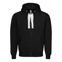 Black baseball uniform pant fa element Zipper Hoodie - FaDigitalArtStudio