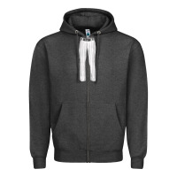 Charcoal Heather baseball uniform pant fa element Zipper Hoodie - FaDigitalArtStudio