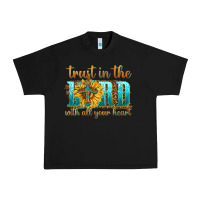 Black trust in the lord with all your heart Urban Heavy Tee - texasbilliewilder