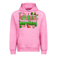 Fuchsia Pink Peppermint Everything Urban Hoodie - MaliasSmallBusiness