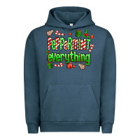 Pigment Midnight Navy Peppermint Everything Urban Hoodie - MaliasSmallBusiness