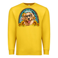 Lemon golden retriever rainbow Premium Sweatshirt - Artiststas