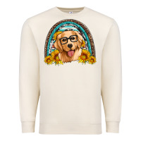 Sandshell golden retriever rainbow Premium Sweatshirt - Artiststas