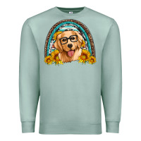 Seafoam golden retriever rainbow Premium Sweatshirt - Artiststas