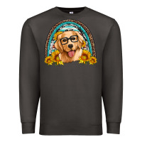 Smoke golden retriever rainbow Premium Sweatshirt - Artiststas