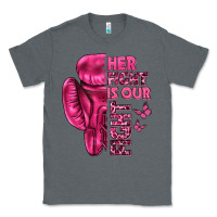 Charcoal Heather Her Fight Is Our Fight Cancer Classic Tee - texasbilliewilder