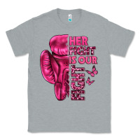 Heather Grey Her Fight Is Our Fight Cancer Classic Tee - texasbilliewilder