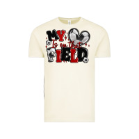Vintage Arctic my heart is on that field soccer Vintage Tee - MaliasSmallBusiness