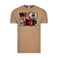Vintage Coffee my heart is on that field soccer Vintage Tee - MaliasSmallBusiness