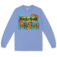 Colony Blue basketball mini with leopard Long Sleeve Tee - Zillion Design Studio