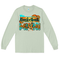Matcha basketball mini with leopard Long Sleeve Tee - Zillion Design Studio