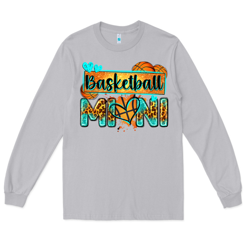Basketball Mini With Leopard Long Sleeve Tee by Zillion Design Studio | Teevron