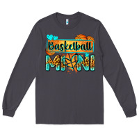 Smoke basketball mini with leopard Long Sleeve Tee - Zillion Design Studio