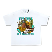 White try that in a small town Urban Heavy Tee - texasbilliewilder