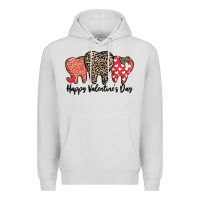 Dove Grey dentist happy valentines day Premium Hoodie - MaliasSmallBusiness
