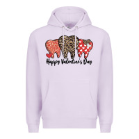 Lilac dentist happy valentines day Premium Hoodie - MaliasSmallBusiness