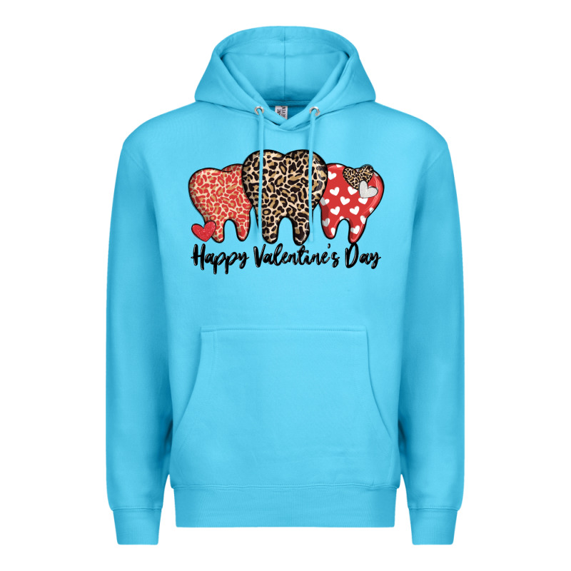 Dentist Happy Valentines Day Premium Hoodie by MaliasSmallBusiness | Teevron