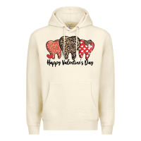 Sandshell dentist happy valentines day Premium Hoodie - MaliasSmallBusiness