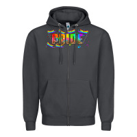 Smoke lgbtq pride  libbey glass Zipper Hoodie - HRA Design Shop