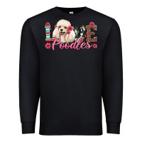 Black love poodles Premium Sweatshirt - Artiststas