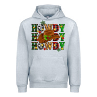 Heather Grey Howdy Howdy Howdy christmas Urban Hoodie - MaliasSmallBusiness