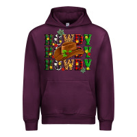 Mauve Wine Howdy Howdy Howdy christmas Urban Hoodie - MaliasSmallBusiness