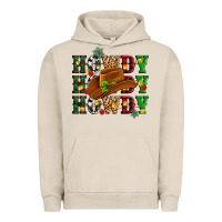 Pigment French Oak Howdy Howdy Howdy christmas Urban Hoodie - MaliasSmallBusiness