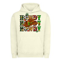 Pigment Pistachio Howdy Howdy Howdy christmas Urban Hoodie - MaliasSmallBusiness