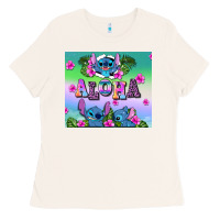 Bone aloha stitch Ladies Tee - AdoDesignShop