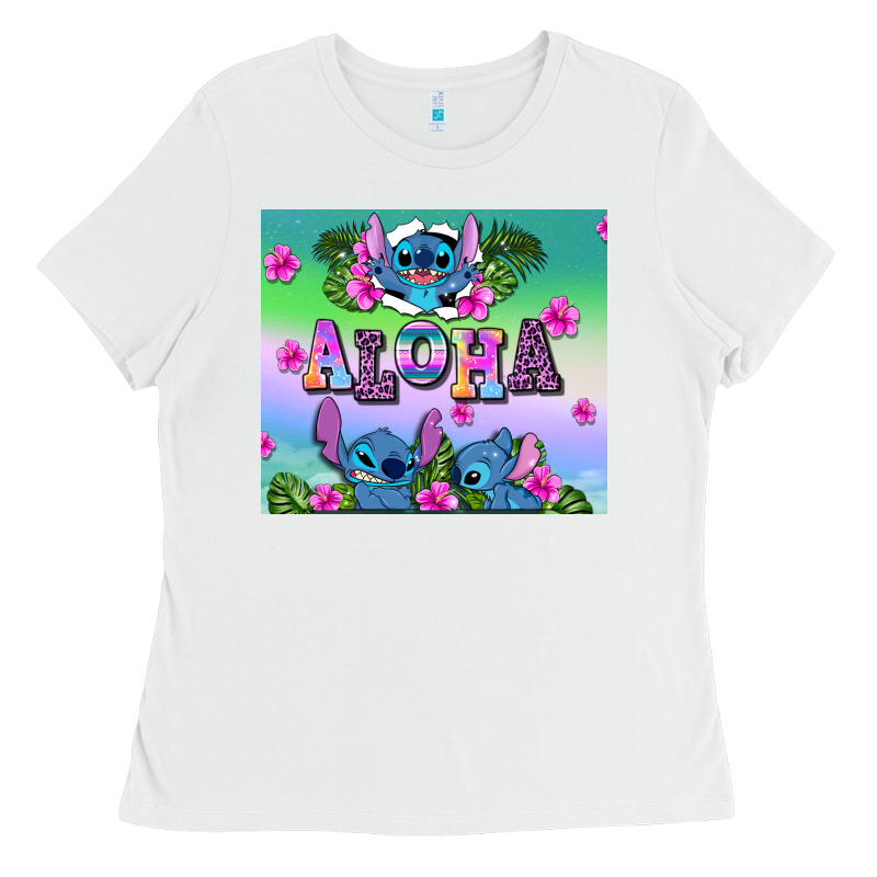 Aloha Stitch Ladies Tee by AdoDesignShop | Teevron