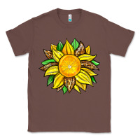 Chestnut lemon sunflower Classic Tee - Zillion Design Studio