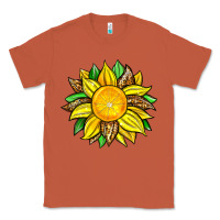 Copper lemon sunflower Classic Tee - Zillion Design Studio