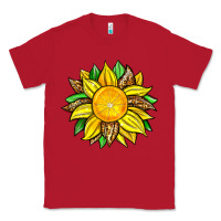 Red lemon sunflower Classic Tee - Zillion Design Studio