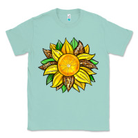 Seafoam lemon sunflower Classic Tee - Zillion Design Studio