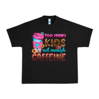 Black too many kids not enough caffeine Urban Heavy Tee - Zillion Design Studio