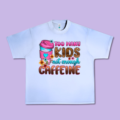 Urban Heavy Tee too many kids not enough caffeine