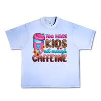 Grape Ice too many kids not enough caffeine Urban Heavy Tee - Zillion Design Studio