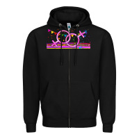 Black lgbtq lesbian  libbey glass Zipper Hoodie - HRA Design Shop
