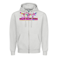 Dove Grey lgbtq lesbian  libbey glass Zipper Hoodie - HRA Design Shop