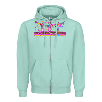 Seafoam lgbtq lesbian  libbey glass Zipper Hoodie - HRA Design Shop